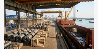 Ấn Độ trở thành nước xuất khẩu thép ròng trong năm tài chính 2026