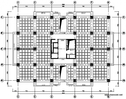 Archi - Ứng dụng sàn ô cờ nhằm giảm giá thành xây dựng